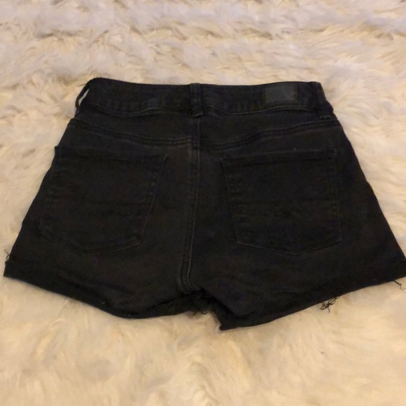 AEO black high rise shorties - Picture 2 of 4
